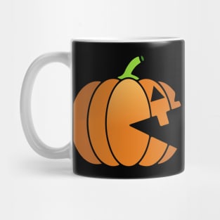 Pumpkin Eating Ghost Mug